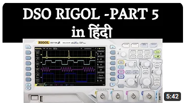 Part -5 Advance Function of RIGOL 4 Channel D